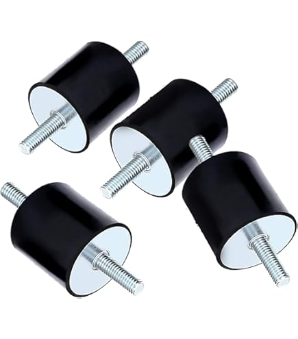 12x M6 Gummilager Vibrationsdämpfer VV20x15 - Für Pumpen & Kompressoren