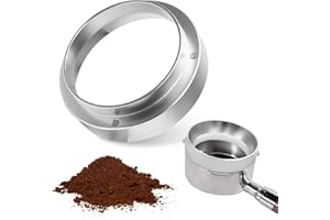 WUSJCOF Anneau Doseur Café, Entonnoir à Café, Accessoire Porte-Filtre, avec Aimant Intégré, Entonnoir de Remplissage pour Machine à Café, pour un Remplissage Précis de Poudre de Café (51mm)