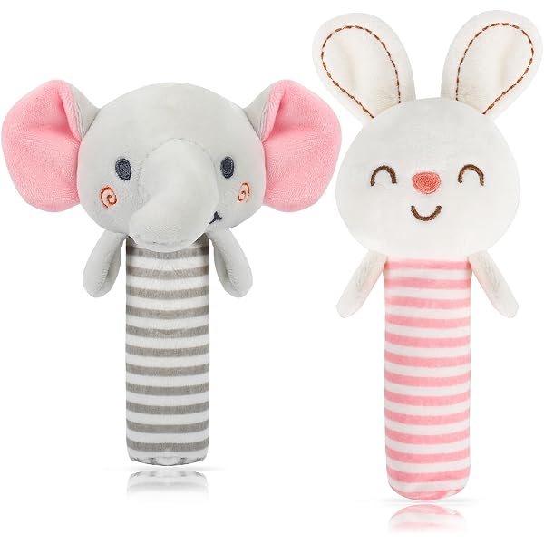 Anneaux De Dentition En Silicone Sans BPA Pour Bébé 3-12 Mois - 2 Modèles Animaux - Soulage Les Gencives, Facile à Nettoyer