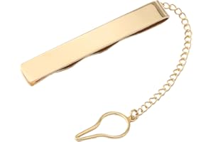 DonDon alfiler Pinza Clip de Corbata para Hombres Acero Inoxidable Diferentes diseños