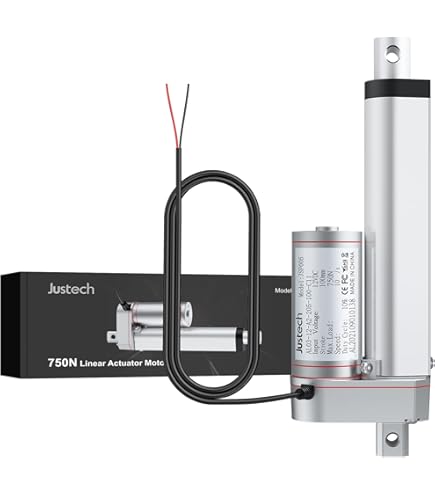 Attuatore Lineare DC24V - Corsa 30-150 Mm, Spinta 18 Kg, Con Telecomando E Regolatore Di Velocità - Foto 5