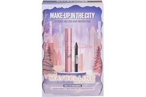Maybelline New York Cofanetto Regalo, Con Mascara e Mini Matita Occhi, Volume e Lunghezza, Sguardo Intenso, Con Pochette, Mascara Sky High Classic, Matita Occhi Tattoo Liner Black