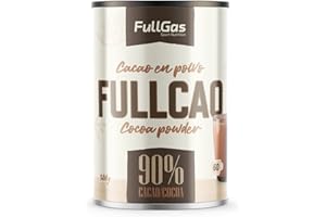 FullGas - FULLCAO 300g | 90% Cacao en polvo desgrasado | Ideal para desayunos saludables