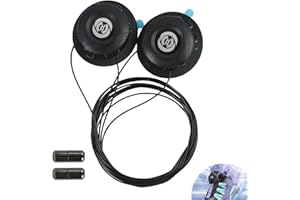 Vxiwscy Automatyczne zamknięcie obrotowe sznurowadła do butów sportowych i butów roboczych – system szybkiego zamykania z wytrzymałych stalowych linek, czarne. Buty sportowe, buty trekkingowe, buty