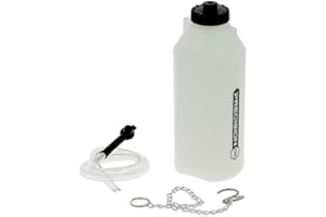 PRECISION STEEL 211498 Kit Purge de Freins - Durite de Purge 60cm - Bocal de Récupération 1L Gradué - Chaînette de Fixation