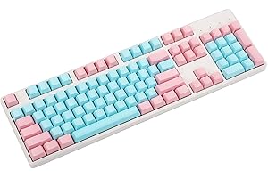YMDK Npkc 61 87 104 touches Miami épais PBT OEM Profil Keycap pour MX commutateurs GH60 Tenkeyless clavier de jeu mécanique 104 Blank