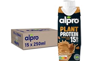 Alpro - Boisson végétale - Soja protéine goût caramel café - 250ml - Lot de 15x250ml