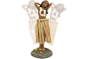 GZXUEHU Bambolina Hawaiana per Cruscotto che si muove,Ballerina Hawaiana per auto,Hawaii Hula Girl Posing,Vivido e Realistico