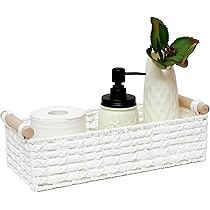 Cestino In Vimini Finto Legno Da 10L - EXCEART - Per Bagno, Camera Da Letto E Ufficio - Marrone Chiaro