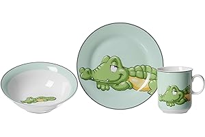 Ritzenhoff & Breker Zestaw naczyń dla dzieci Happy Zoo, Koko, 3-częściowy