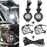 faros antiniebla moto itv 1.Fitment: para la motocicleta BMW R1200GS ADV F800GS F650 LC ADV KTM 1190 1190R 1290, luz auxiliar universal de la motocicleta，Adecuado para todas las motocicletas con un diámetro de parachoques inferior a 26 mm.