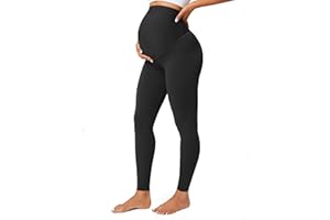 Blickdichte Umstandsleggings High Waist - Schwangerschaftshose Mit Stretch