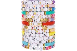 PLLYPE Friendship Bracelets, 14Pcs Friendship Bracelets Set Birthday Gifts for Girl Women Music Fans
