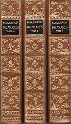 Download Mémoires de Monsieur d'Artagnan, Capitaine Lieutenant de la première Compagnie des Mousquetaires du Roi. En 3 volumes. Contenant quantité de choses particulières et secrètes qui se sont passées sous le règne de Louis le Grand. 1967. 3 volumes. Reliure cuir de l'éditeur. 440 + 433 + 469 pages. (Louis XIII, Louis XIV, Ancien régime, Histoire, Dix-septième siècle) Download Mémoires de Monsieur d'Artagnan, Capitaine Lieutenant de la première Compagnie des Mousquetaires du Roi. En 3 volumes. Contenant quantité de choses particulières et secrètes qui se sont passées sous le règne de Louis le Grand. 1967. 3 volumes. Reliure cuir de l'éditeur. 440 + 433 + 469 pages. (Louis XIII, Louis XIV, Ancien régime, Histoire, Dix-septième siècle)