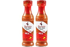 Nando´s Peri Peri Sauce Hot Salsa picante Salsa chili 2X 125G - importado por Shestore24
