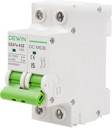 Heschen Miniatuur stroomonderbreker HSB6C, 63Amp stroom, 4