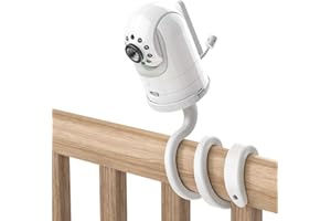 UIQELYS - Supporto per monitor per neonati Optics DXR-8, flessibile, senza attrezzi e danni (bianco)