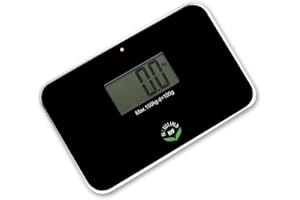 NEWLINE NY NewlineNY Auto Step-on Super-Mini Travel Bathroom Scale, SBB0638SM-BK Black