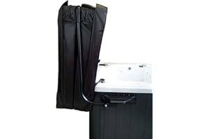 Canadian Spa Hot Tub Cover Lifter Top Mount, Black, 30x244x109 cm