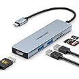 Lemorele Hub USB C HDMI 4K - 5 in 1, Spazio Alluminio Adattatore USB C Hub con 2 USB 3.0, SD/TF, Adattatore MacBook Pro/Air M