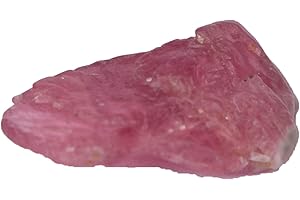 Real Gems 1.50 Carat Certified Natural Pink Spinel Healing Crystal, Raw Rough Loose Gemstone, Small Size Spinel Stone