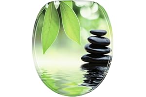 SANILO Sedile WC, grande scelta di belli sedili WC da legno robusto e di alta qualità (Armonia)