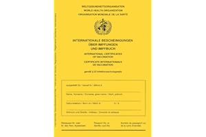 HAO BOSCH Pasaporte de vacunación, edición de 2021, certificado internacional de vacunaciones para bebés, niños, adolescentes y adultos con página adicional para COVID-19