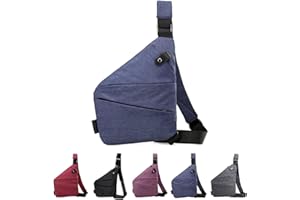 HIDRUO Wander Plus Anti Theft Bag, Waterproof Anti-theft Crossbody Shoulder Bag, Side Slim Sling Bag for Outdoor