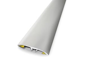 Gerflor 3M 631018D Seuil universel Alu Naturel 83 cm x 3,7 cm, Gris Clair