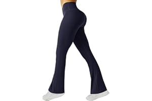 Friptspyg Yoga Pants Donna Flare Leggings Allenamento Pantaloni Jogging Gym Training Pants Controllo Addominale