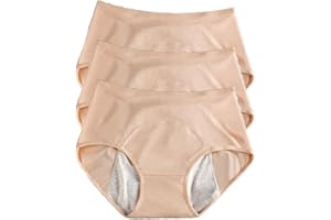 SSLLH Mutandine Incontinenza Donna 3 Pezzi Lavabile Traspirante Impermeabile Slip Incontinenza Slip A 4XL
