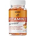 Weider Vitamin C Gummies - Reduces Fatigue and Supports Immune System Function - 250 mg per dose - Sugar- and Gluten-Free - Natural Flavours - 84 Gummies