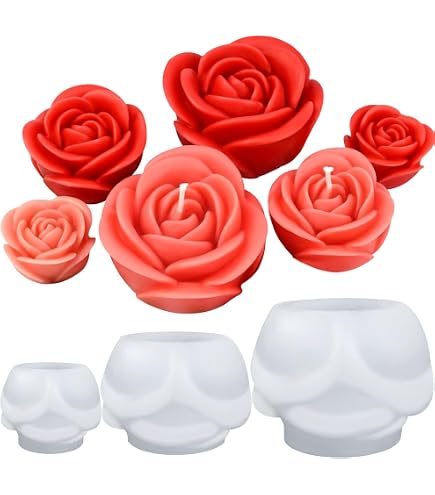 Stampo In Silicone Per Sapone E Resina A Forma Di Foglia: Ideale Per Gesso, Decorazioni Floreali Fai Da Te (Rosa)
