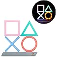 Paladone Playstation Icons XL | 3 Modes-Music Reactive Game Room Lighting | Eco-Friendly BDP Breakdown Plastic | Perfect for Home, Office and Bedrooms, 75 W, Multi-Colour