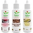 Chefast Pack of 3 Baking Essence Flavour of Red Velvet , Rasmalai , Butter Scotch For Cake, Ice-Cream,Milkshakes- 30ML ( Use 2-3 Drops Essence for 250 Grm Cake) This is Flavour only, Not a Color