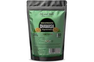 OILS AND HERBS ADDING HEALTH TO LIFE High Strength Dhamasa Capsules 1500mg | 100% Pure Fagonia Arabica | 10:1 Extract & Powder | No Fillers | Vegan | Made in UK