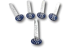 ‎EKNA EKNA Stahl-Hängesiebe Einhängesiebe 12mm 15mm für Tabakpfeifen, Wasserpfeifen 5 10 20 Stück Stahlhängesiebe + Sticker (5, 12mm)