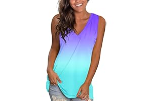 FULIDNGZG Top Deportivo Mujer Blusa Gym Camisetas Tirantes Anchas Cuello V Camiseta Sin Mangas Vintage Fitness Camiseta Blanca Largo Camiseta Deporte Chaleco Elegante