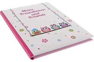 Goldbuch Livre 43 944 – Amis Chouettes sur balançoire A5, 72 Pages, Assorties, 21 x 15 cm