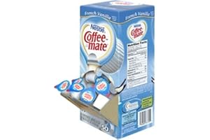 NESTLÉ Coffee-Mate French Vanilla Creamer.375 oz, 50 Creamers/Box, Sold as 1 Box
