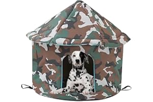 MONOZOZ Casetta Per Gatti Esterni Impermeabile, Letto Grotta, Cuccia Per Cani Lavabile, Caldo Rifugio Resistente Alle Intemperie Per L'inverno