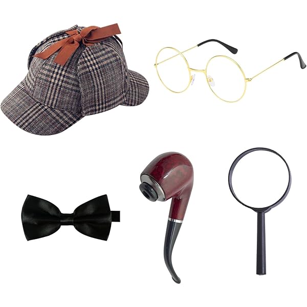 Handgetekende Kinderen tekenen Cartoon Vector illustratie Detective Hoed pictogram geïsoleerd op