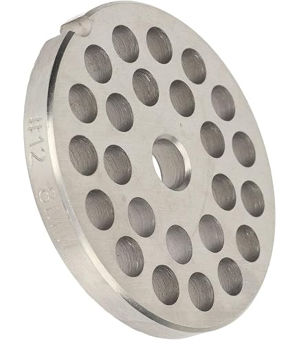 REBER PIASTRA TRAFILA PIASTRA TC. 22 D. 4,5 INOX ACCIAIO INOX 18/29 per tritacarne elettrico n.22 diametro fori:4,5 millimetri