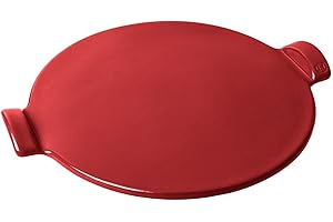 Emile Henry Prm Eh-347514 Pierre à pizza plate Cerise 37 cm