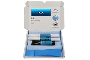 Genuine Colors Penna a vernice BLUE FLAME B3L compatibile/ricambio per KIA BLU [include uno strumento di lisciatura]
