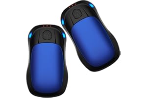 VTHW Hand Warmers 2 Pack, Rechargeable Hand Warmer with 20Hrs Warmth Time, Electric Hand Warmers 3 Levels Heating, Portable Handwarmers for Pockets and Gloves in Cold Winter, Gifts for Christmas