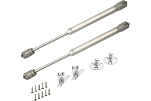 ZFYQ Gas Struts, 60N Gas Spring Cabinet Door Hinges Lift Up for Kitchen Furniture Cupboard Wardrobes, 2 Pack