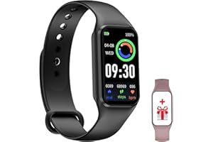 Smartwatch, Reloj Inteligente Hombre Mujer - Oxímetro (SpO2) Caloría Podómetro Sueño Pulsometro, iP68 Impermeable Pantalla de