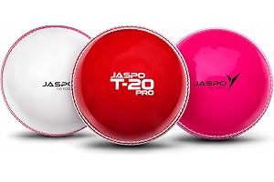 jaspo T-20 Pro PVC Soft Cricket Balls 110 Gm (Multicolour) - Pack of Three, Standard Size