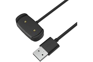 Ładowarka kompatybilna z Amazfit GTS 4 Mini/GTR 2 / GTR 2e / GTS 2 / GTS 2e / GTS 2 Mini/BIP 3 / BIP U/T-Rex Pro/Pop - Kabel USB 1 metr wymienny adapter do ładowania zegarka Phonillico®